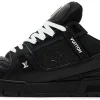 Louis Vuitton Trainer 'Embossed Monogram - Black - Image 2