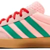 Gazelle Indoor 'Glow Pink Court Green - Image 2