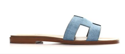 Hermes Oran bleu clair