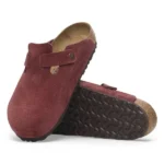 Birkenstock Boston Soft Footbed Burgundy - Image 4