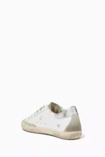 GOLDEN GOOSE Leather Super-Star Sneakers - Image 4