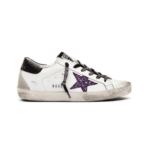 purple golden goose sneakers